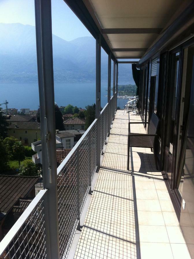 Lichtdurchflutete Ferienwohnung Mit Panorama-Sicht Und Schwimmbad/Sauna Muralto المظهر الخارجي الصورة